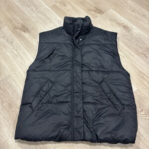 Abercrombie & Fitch Primaloft Puffer Vest Mens Quilted Water Resistant Black L